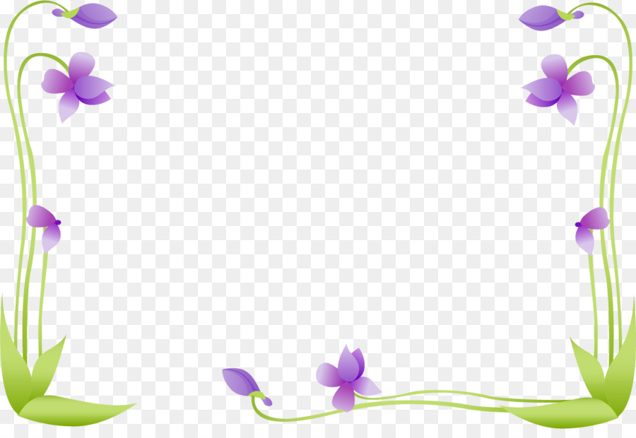 Borde Floral，Flores PNG