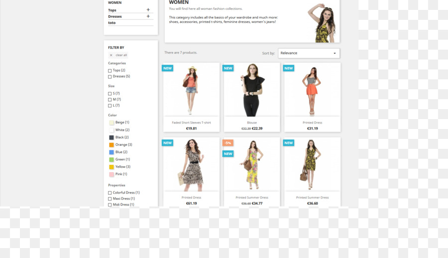 Prestashop，Ventas PNG