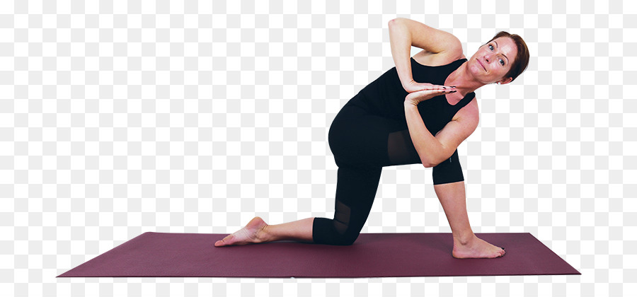 Mujer Haciendo Yoga，Ejercicio PNG