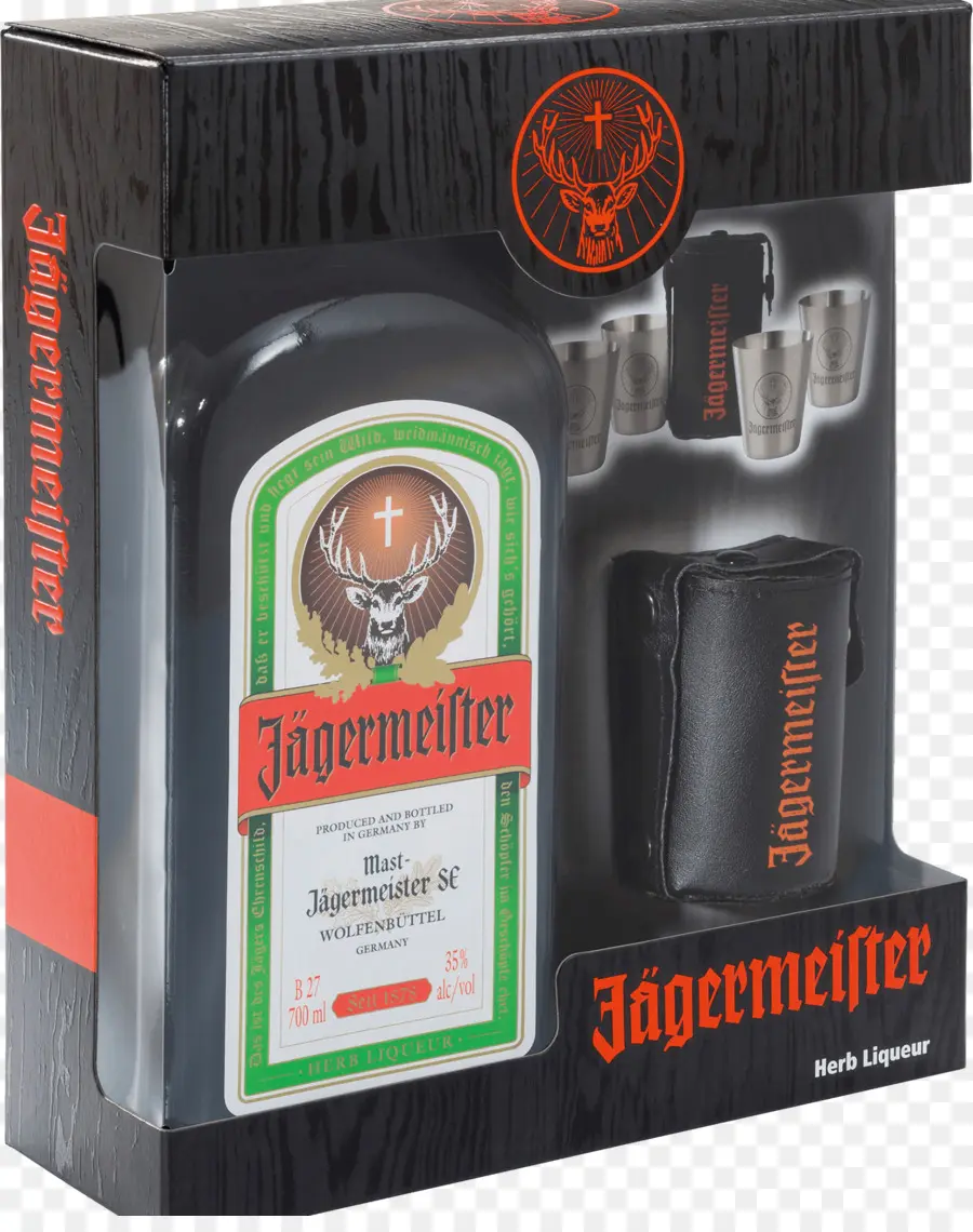 Jägermeister，Botella PNG