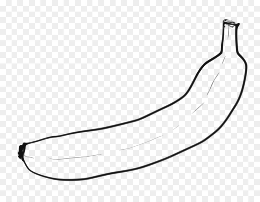 Arte De Línea，Banano PNG