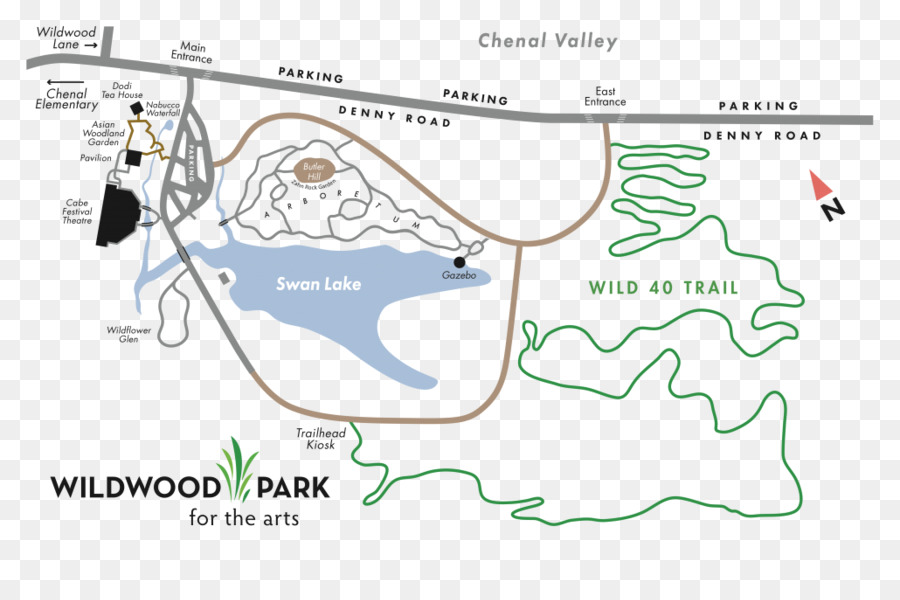 Wildwood State Park，Mapa PNG