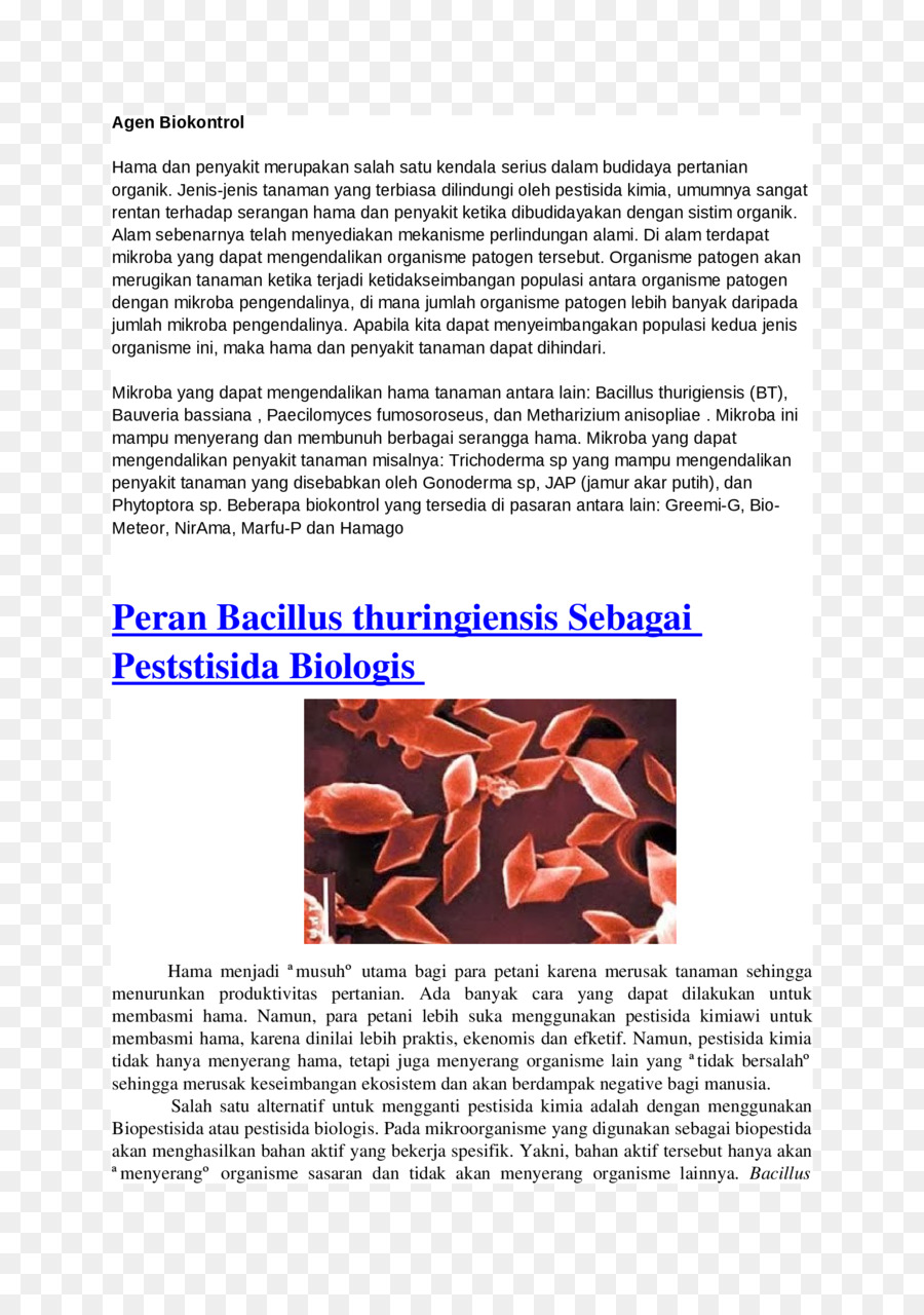 Bacillus Thuringiensis，Bacillus PNG