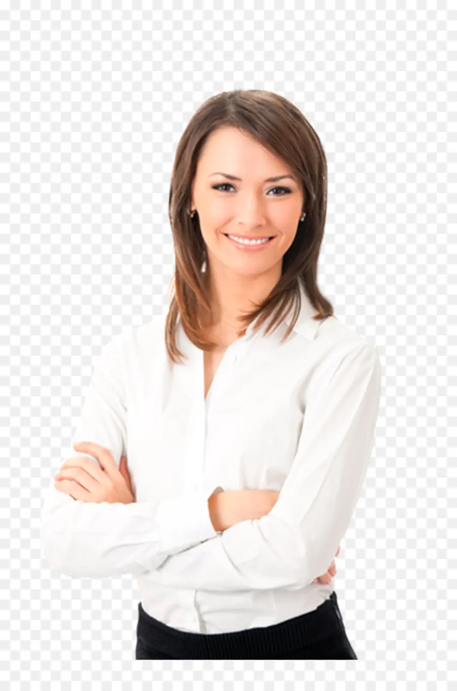 Mujer，Sonriente PNG