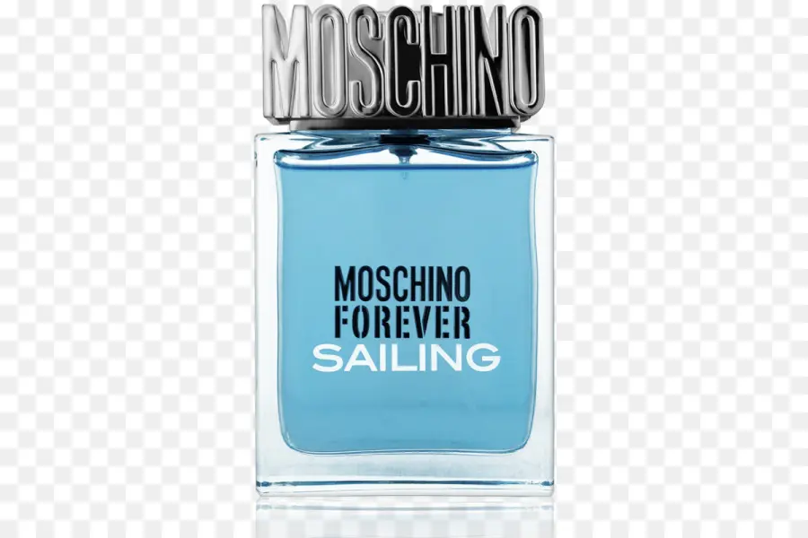 Botella De Perfume Azul，Moschino PNG