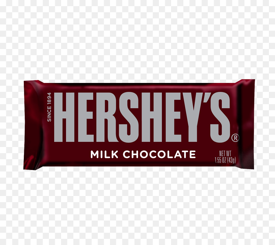 Barra De Chocolate Hershey，Chocolate Con Leche PNG