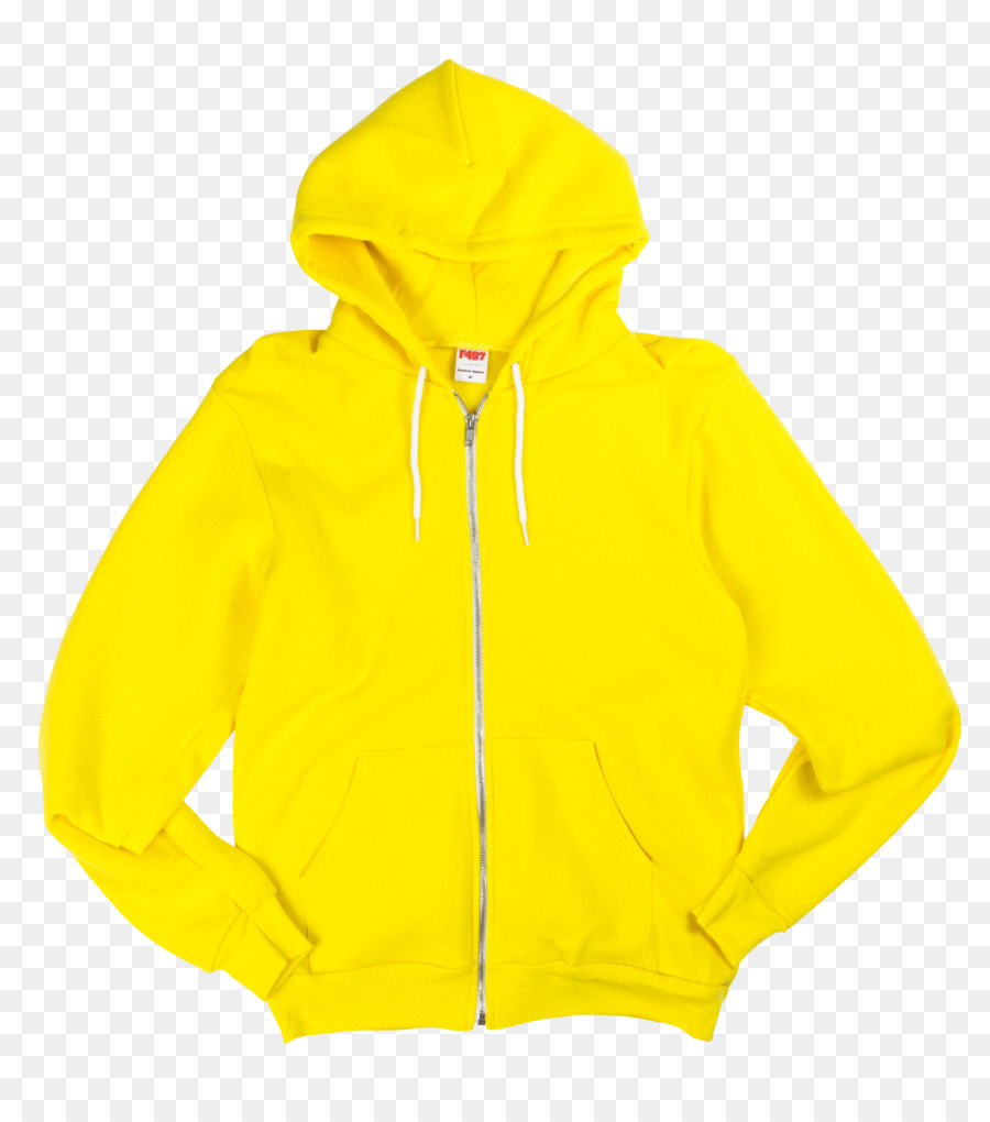 Sudadera Con Capucha Amarilla，Sudadera PNG