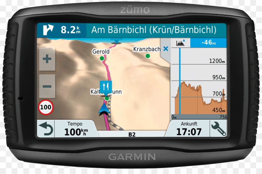 Garmin Zūmo 595，Automotriz Sistema De Navegación PNG