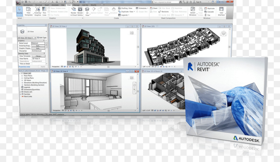 Autodesk Revit，La Representación PNG