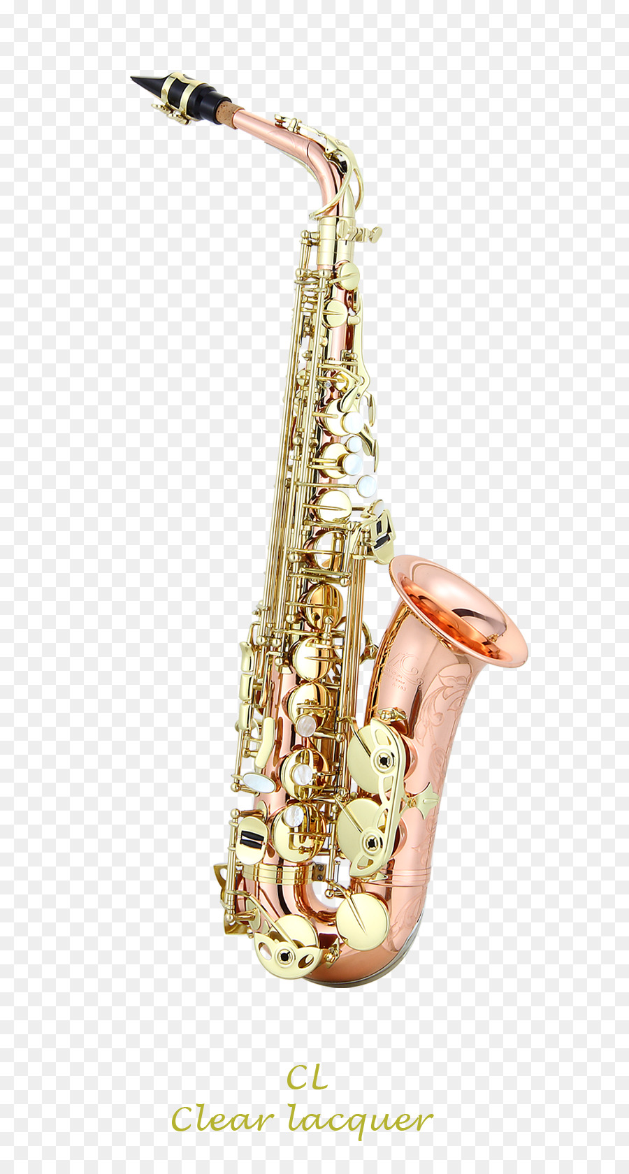 Saxofón Barítono，Bronce PNG