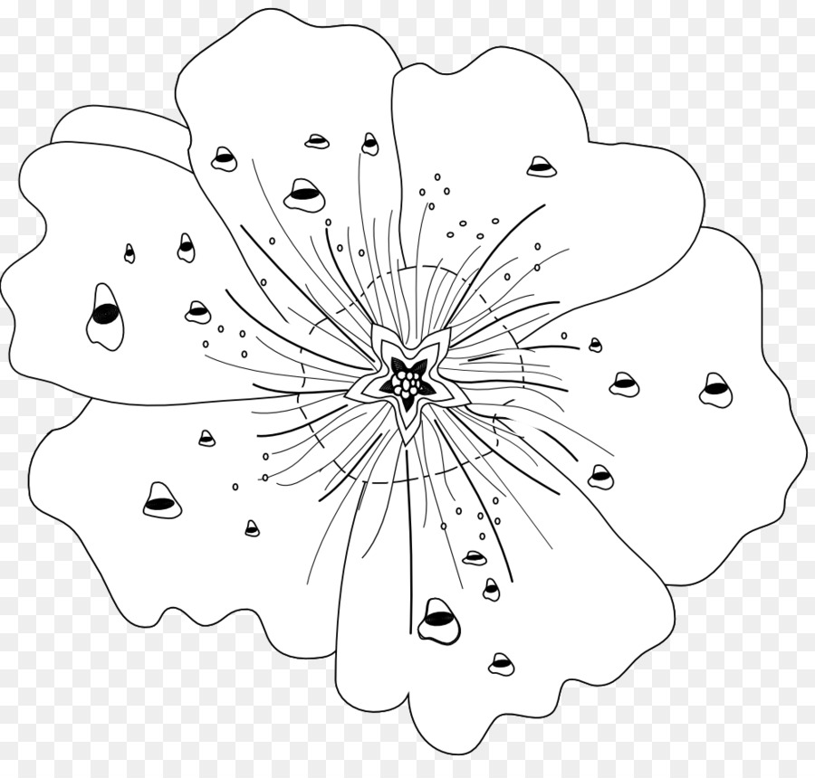 Diseño Floral，M02csf PNG