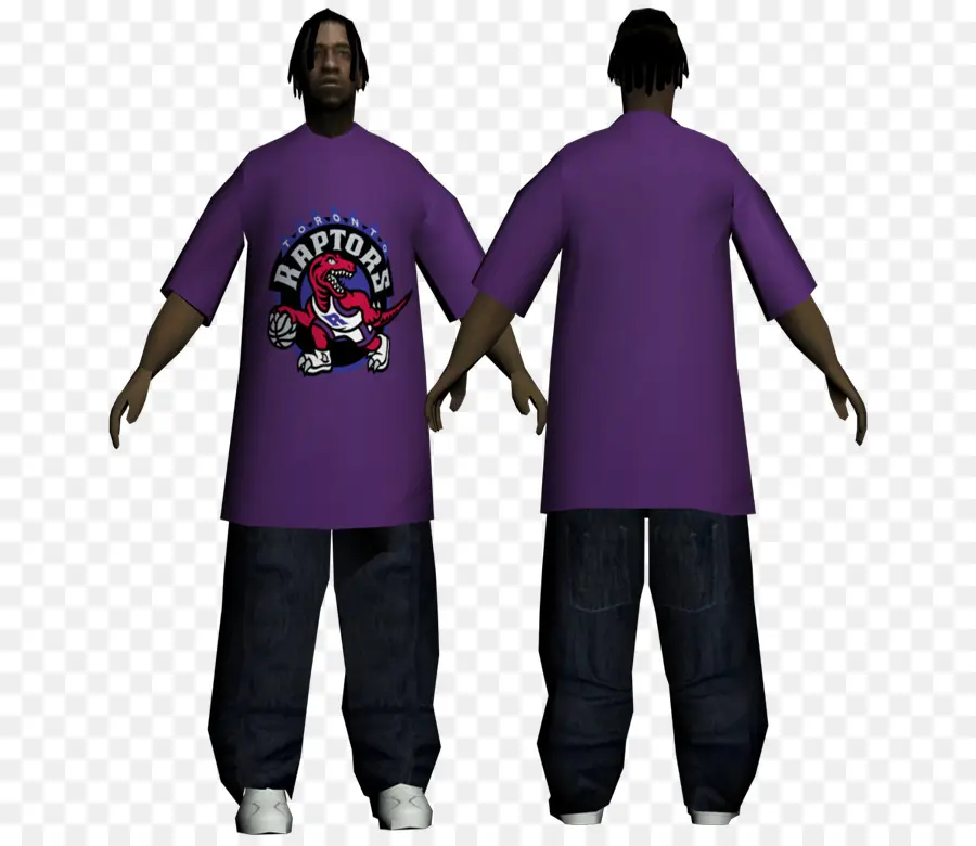 Personaje Con Camisa Morada，Ropa PNG