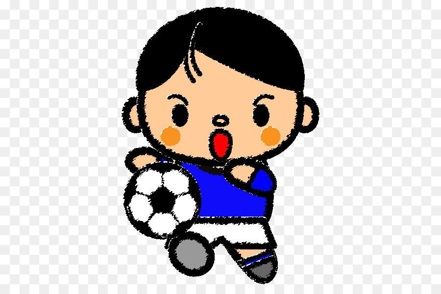 Niño De Dibujos Animados Con Balón De Fútbol，Niño PNG