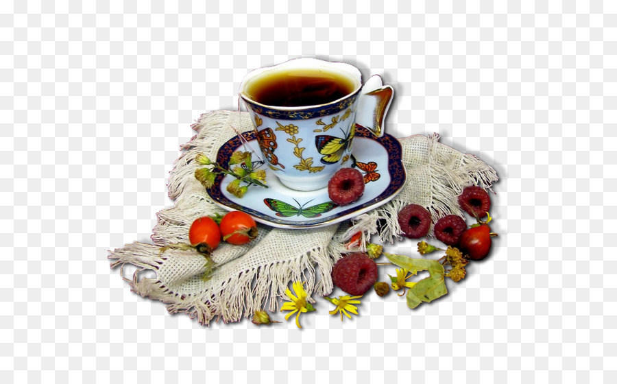 Taza De Té Con Frutas，Té PNG