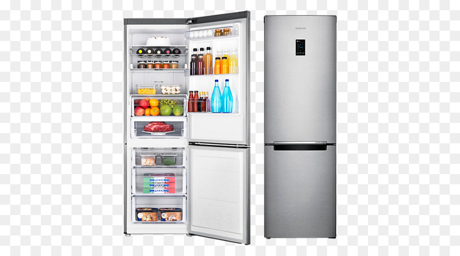 Refrigerador Plateado，Cocina PNG