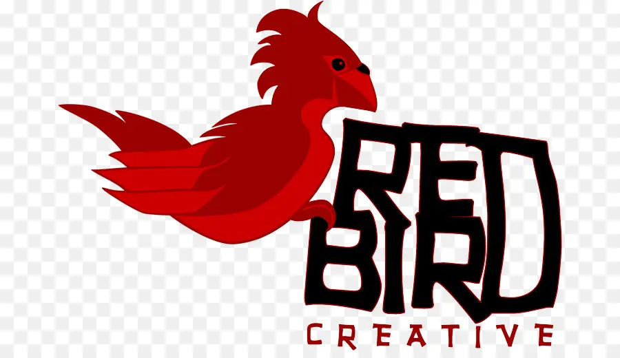 Logotipo，Pájaro Rojo Creativo PNG