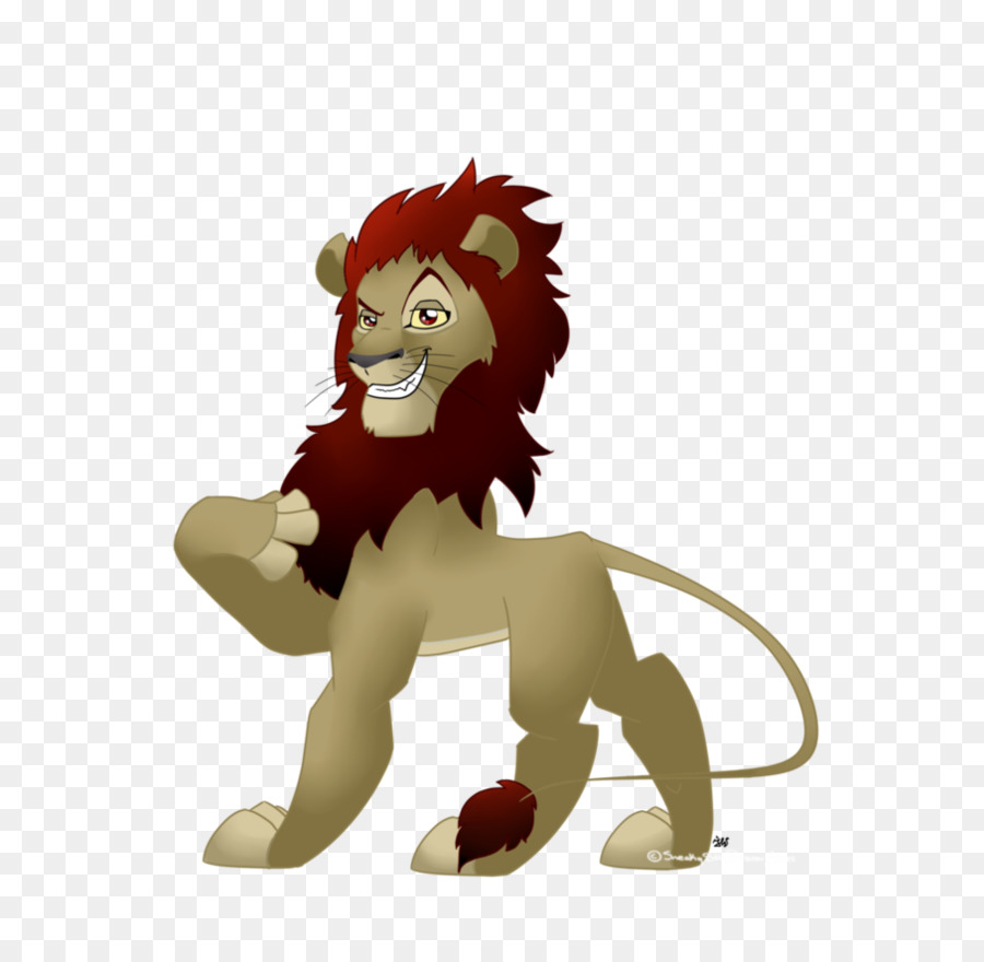 León Azul，Dibujos Animados PNG