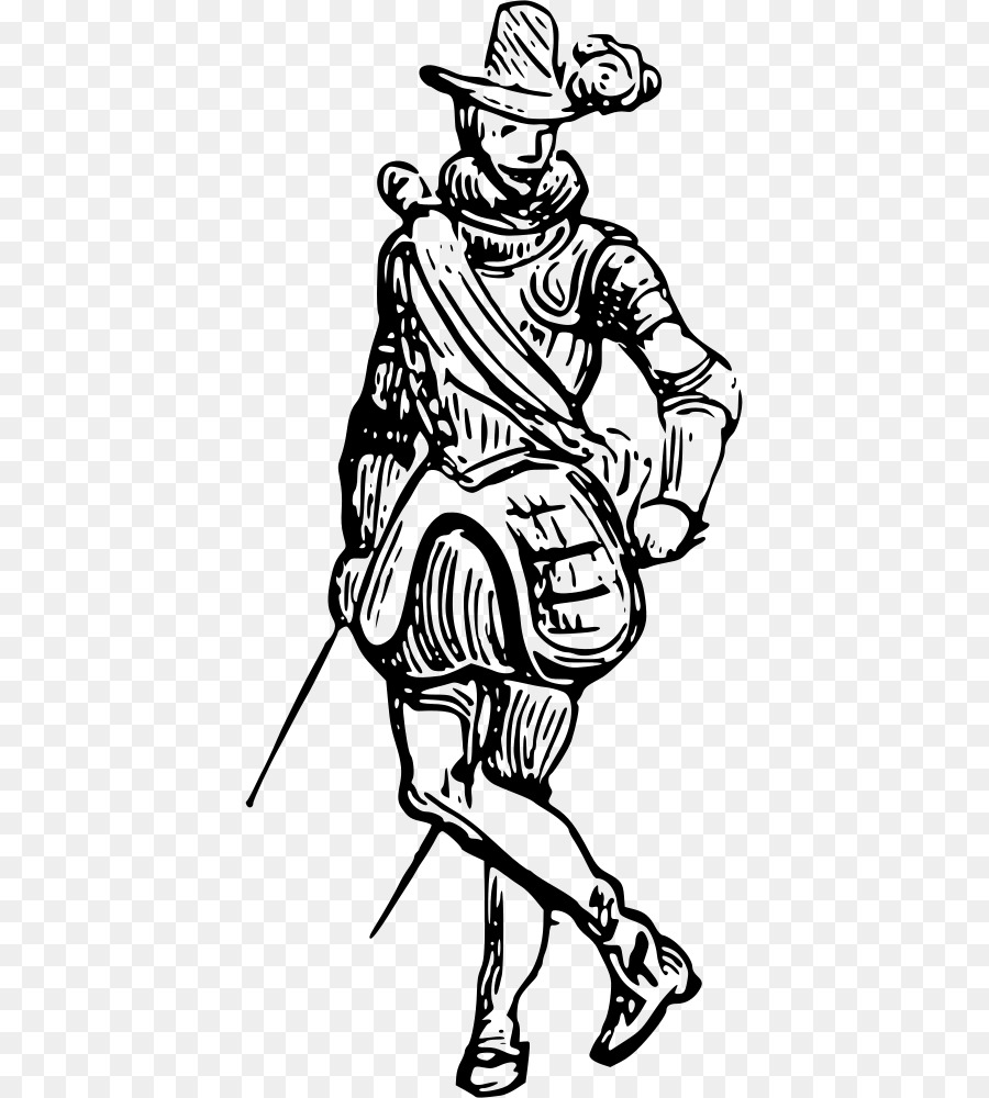 Hombre Medieval，Dibujo PNG