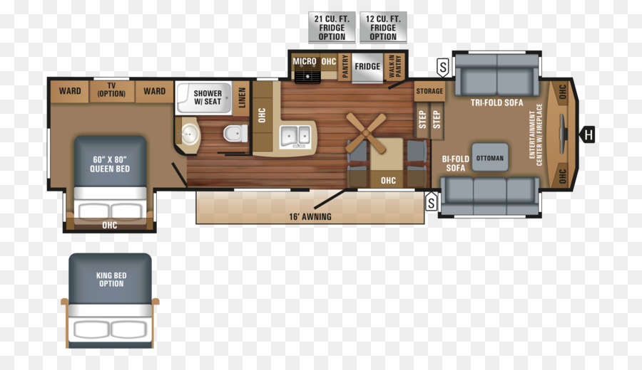 Plan De Piso，Autocaravanas PNG