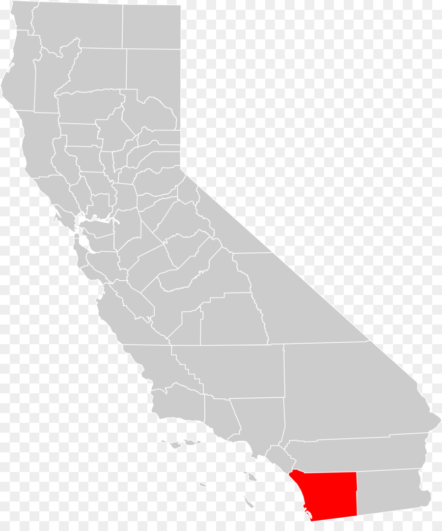 Mapa De California，Estado PNG