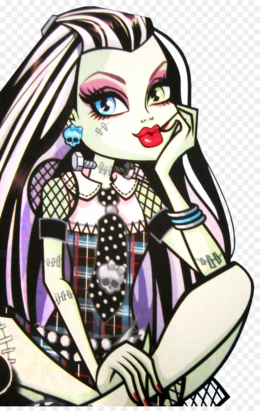 Frankie Stein，Monster High PNG