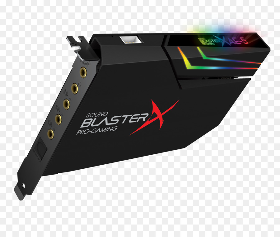 Las Tarjetas De Sonido De Audio Adaptadores De，Tecnología Creativa Creativo De Sonido Blasterx Ae5 PNG