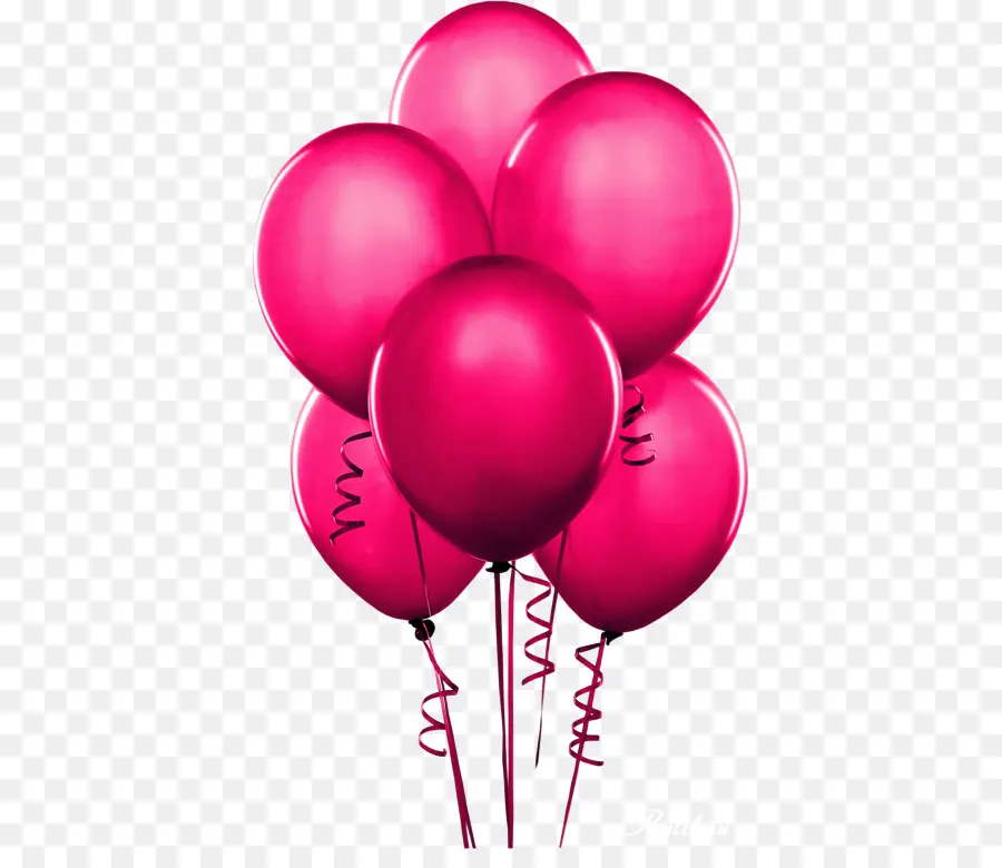 Globos Rosas，Fiesta PNG