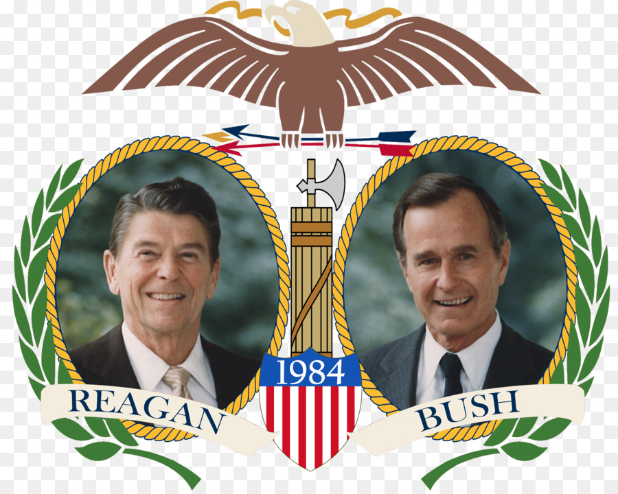 Ronald Reagan，George H W Bush PNG