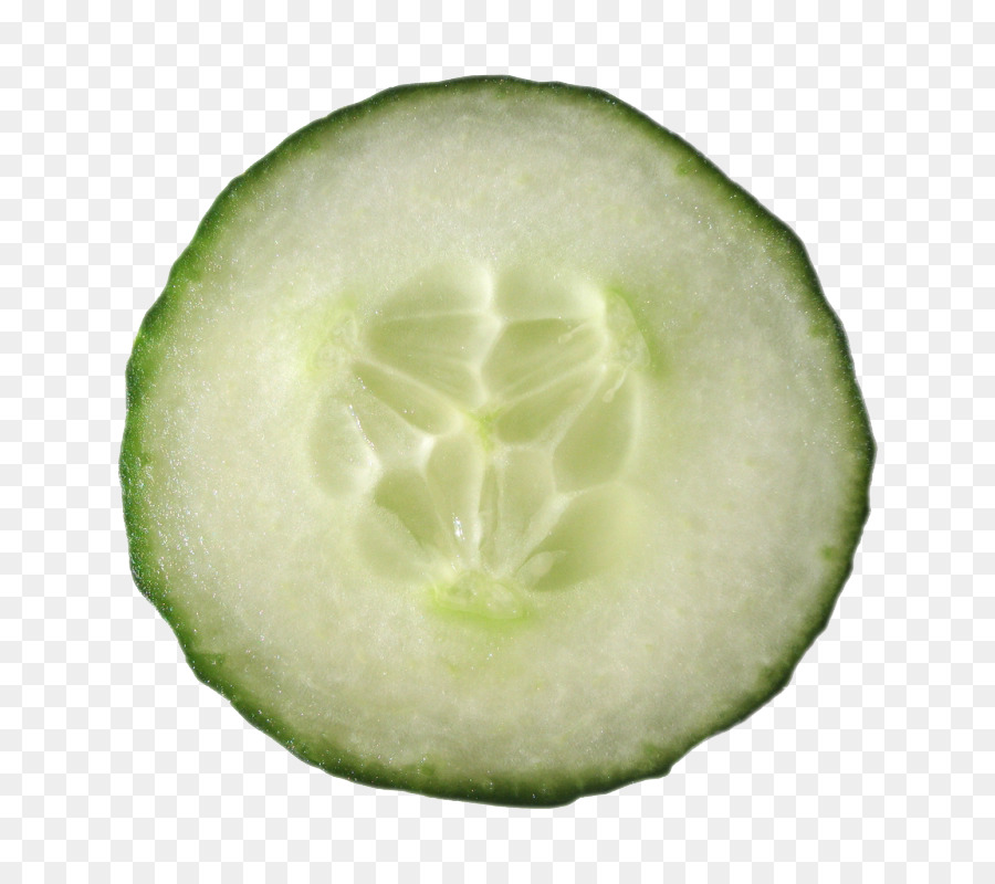 Rebanada De Pepino，Verde PNG