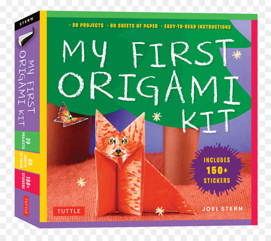 Origami Divertido Kit Para Principiantes，Mi Primer Kit De Origami Ebook Descargable Material Incluido PNG