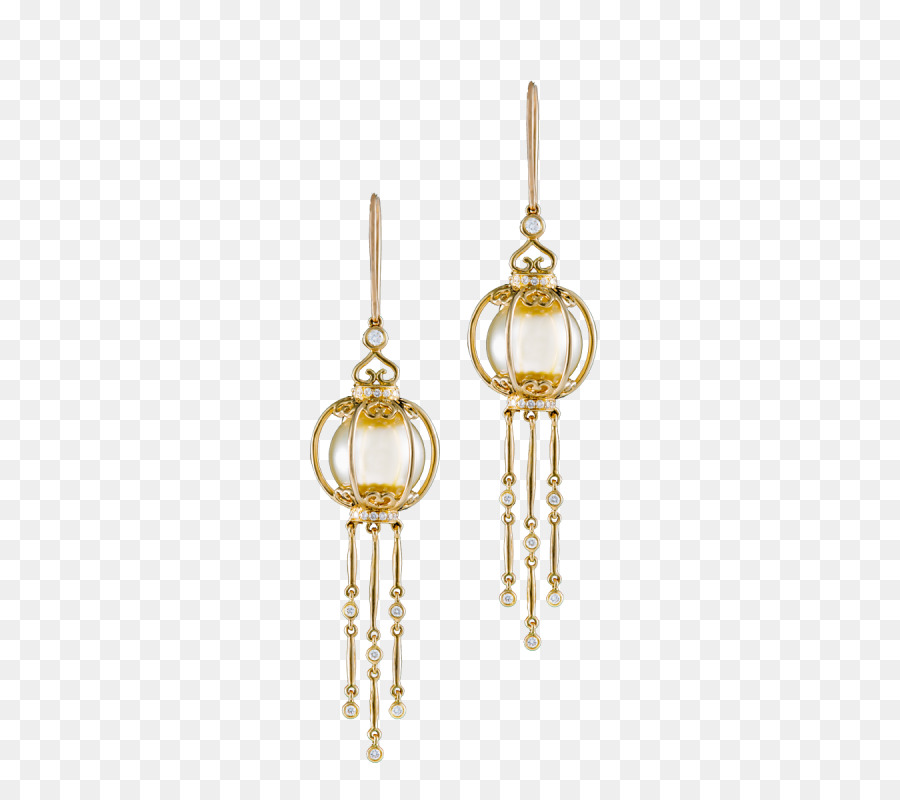 Pendientes Dorados，Joyas PNG