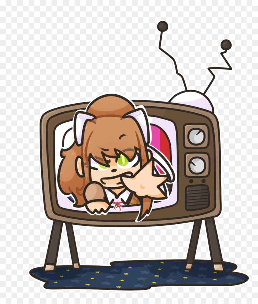 Personaje De Dibujos Animados，Televisor PNG