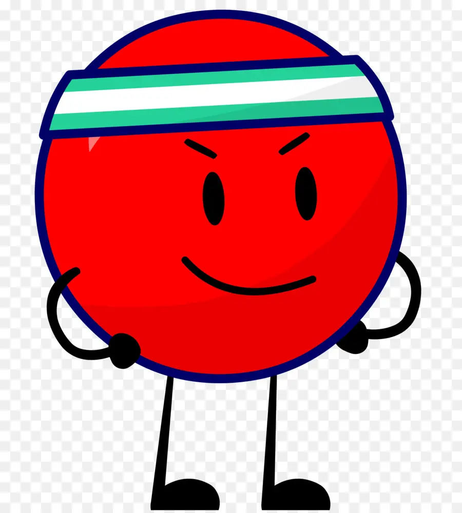 Bola Roja Con Diadema，Rojo PNG