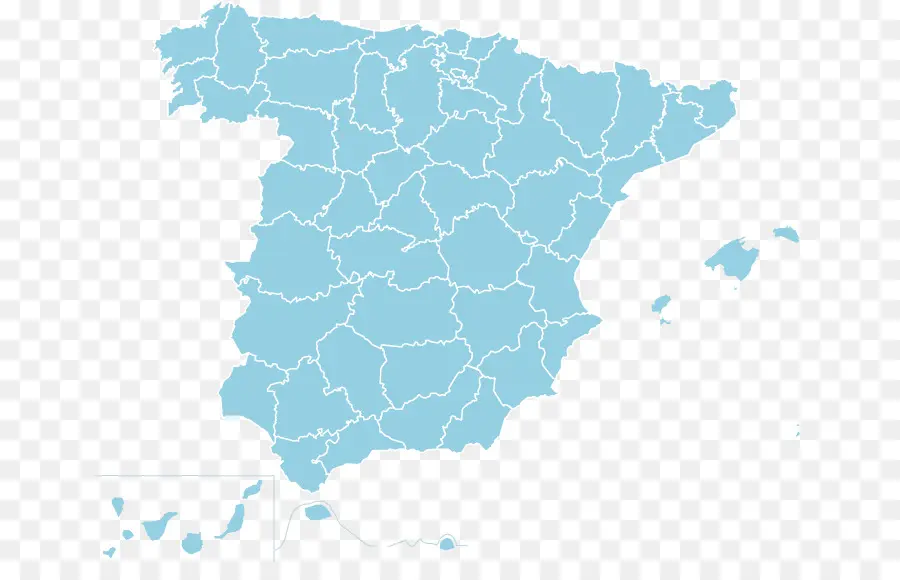 Mapa De España，País PNG