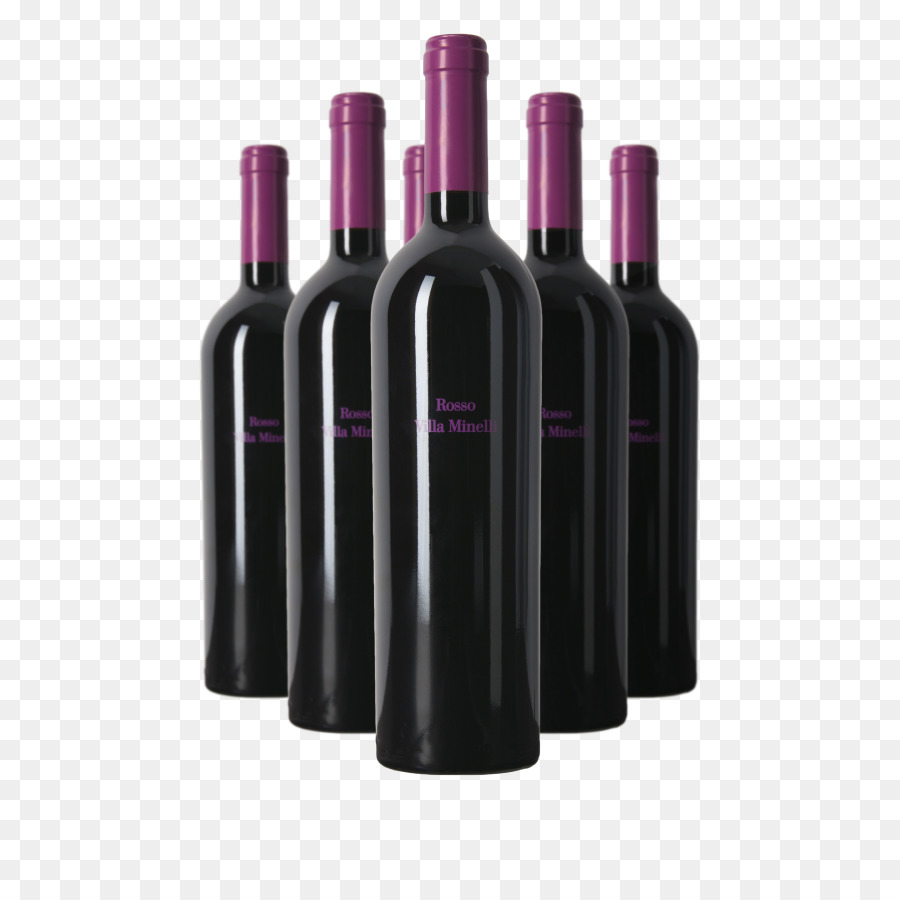 Botella De Vidrio，Vino PNG