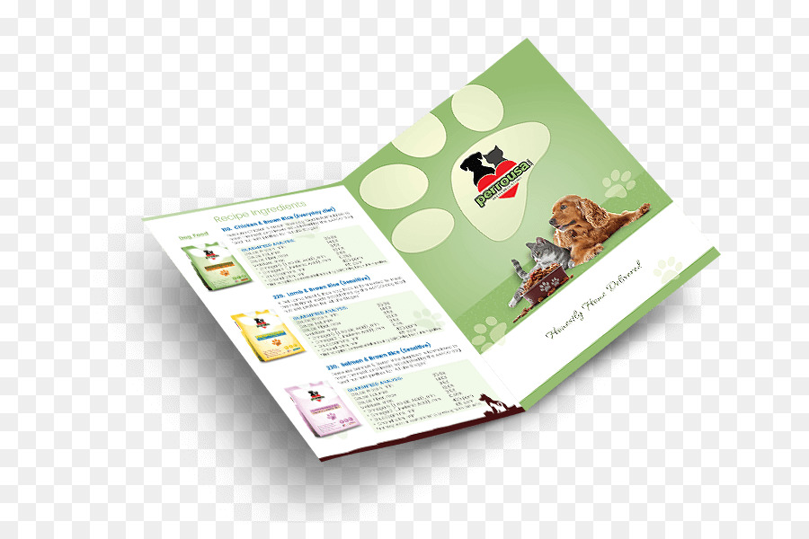 Folleto De Alimentos Para Mascotas，Catalogar PNG