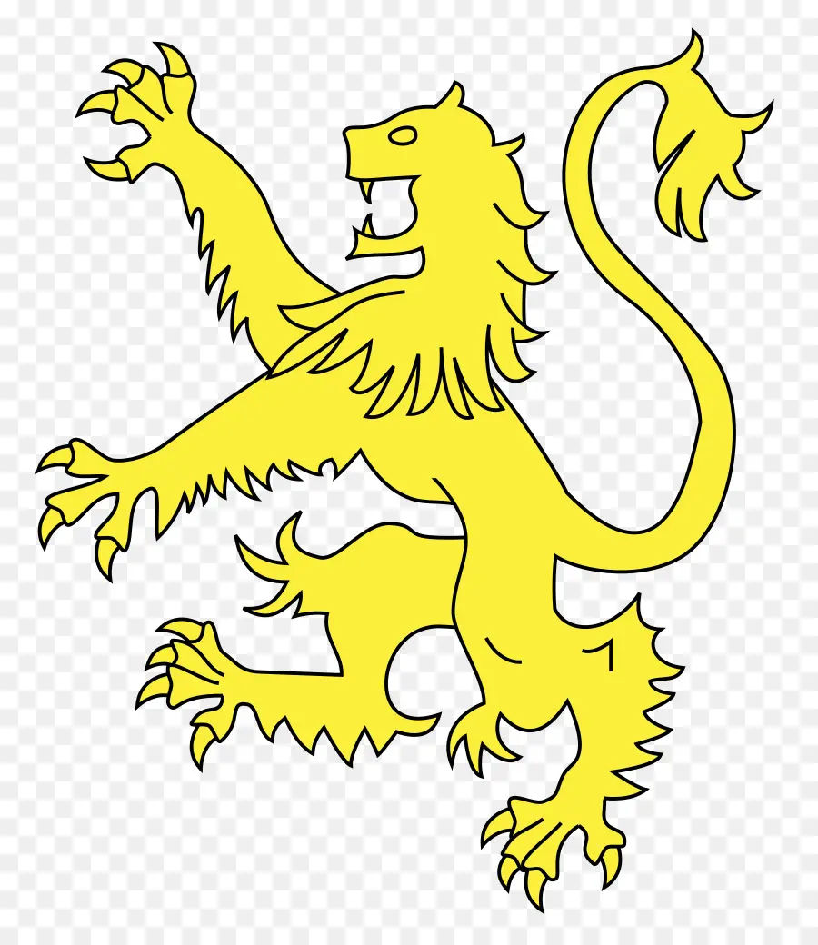 León Amarillo，Heráldica PNG