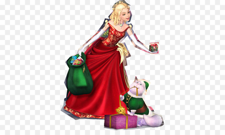 Princesa Con Regalos，Navidad PNG