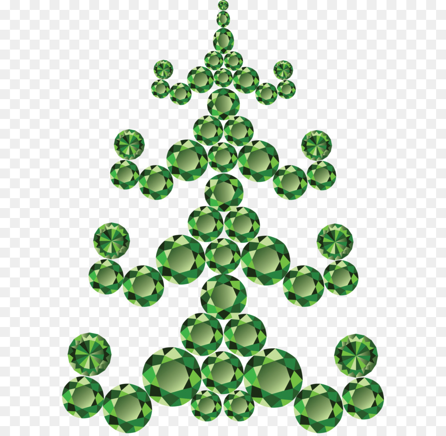 Piedra Preciosa，árbol De Navidad PNG