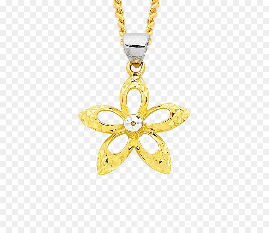 Colgante Flor De Oro，Joyas PNG