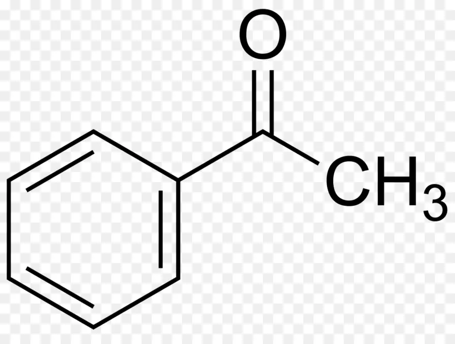 Acetofenona，Fórmula Química PNG