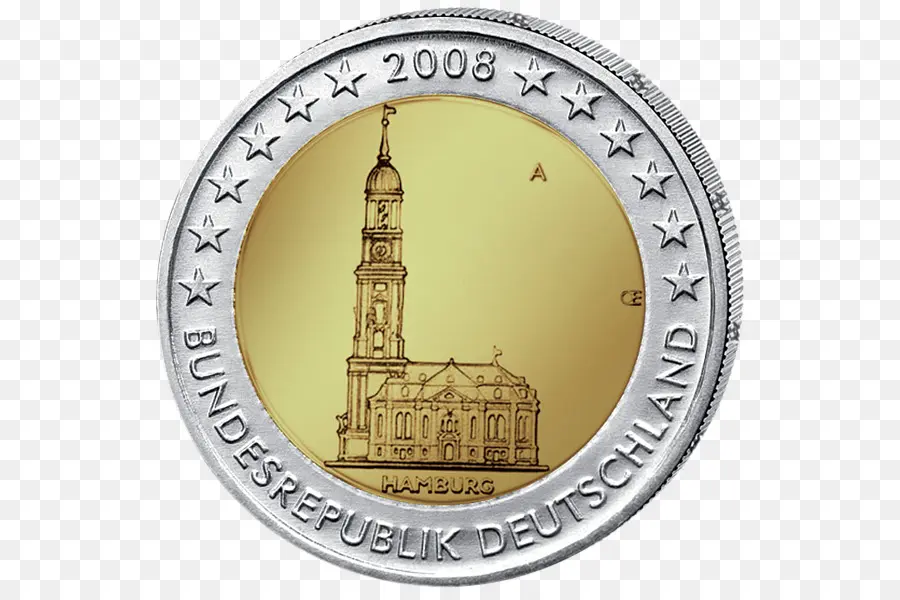 Alemania，Monedas Conmemorativas De 2 Euros PNG