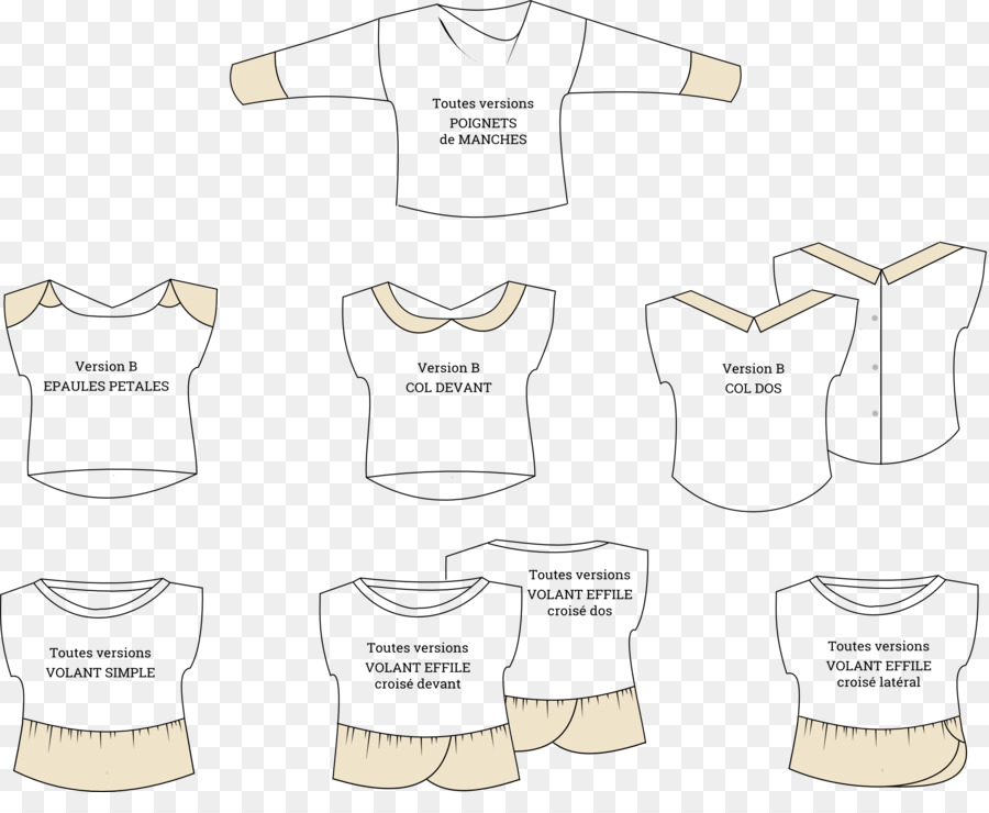 Camiseta，Coser PNG