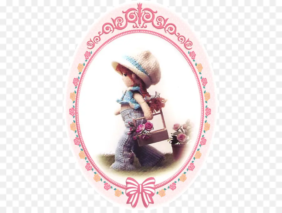 Muñeca Con Flores，Sombrero PNG