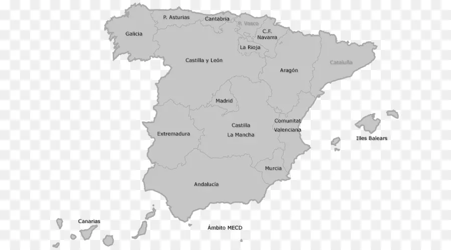 País Vasco，Comunidades Autónomas De España PNG