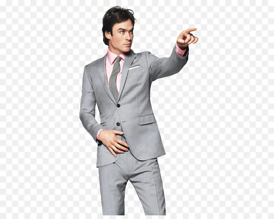 Hombre De Traje，Señalando PNG