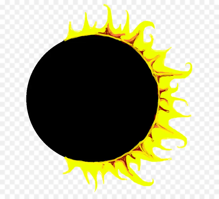 Eclipse Solar，Ojo PNG