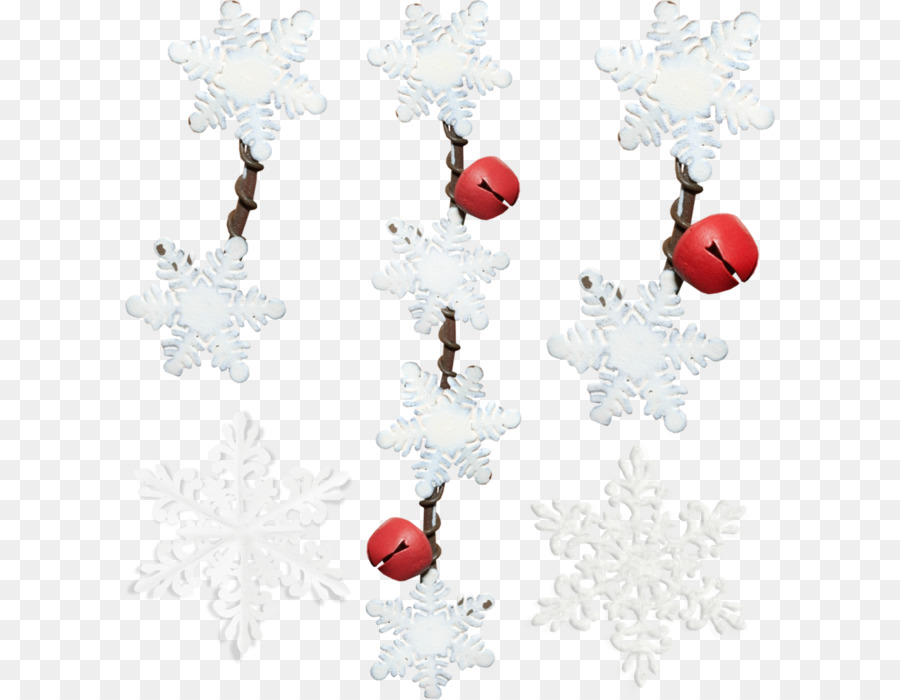 Copo De Nieve，Adorno De Navidad PNG