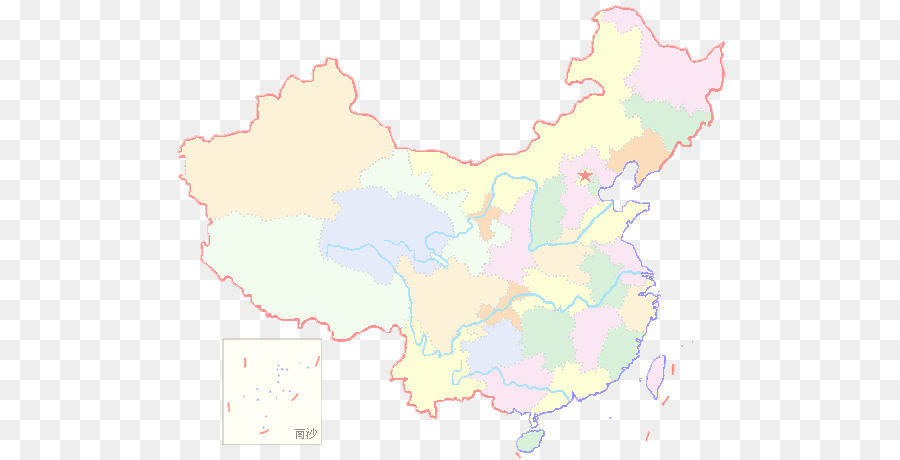 Mapa De China，Geografía PNG