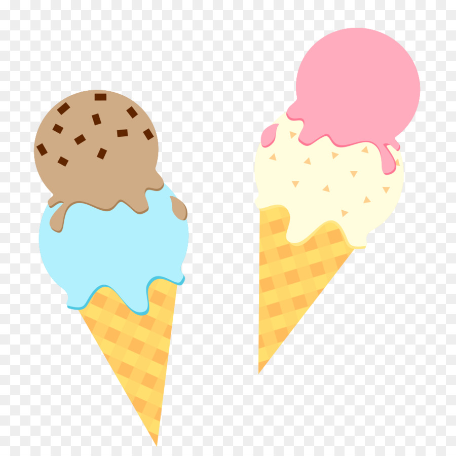 Helado，Cono PNG